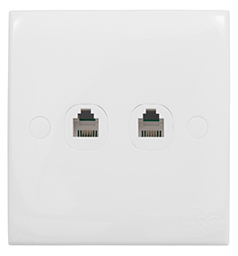 TWIN TELEPHONE SOCKET