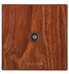 VIDEO AND VOICE OUTLETS - TEAK
